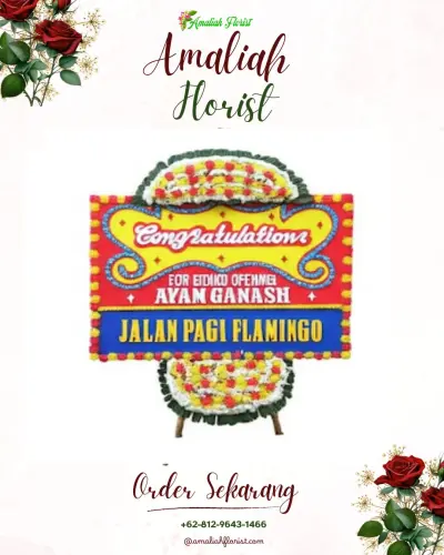 Bunga Papan Congratulation di Panggisari